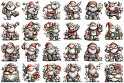 Whimsical Spring Santa Clipart, an Illustration by Black Bird Studio (Thumbnail 2 of 5)