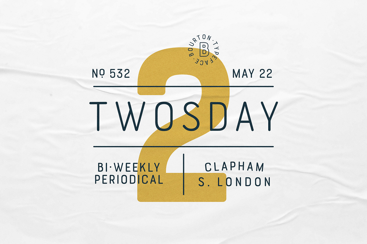 60% OFF Bourton Text Narrow Typeface, a Sans Serif Font by Kimmy Design (Photo 3 of 18)