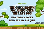Hunsels Garden – A Playful Fonts, a Sans Serif Font by Konstantine Studio (Thumbnail 2 of 3)