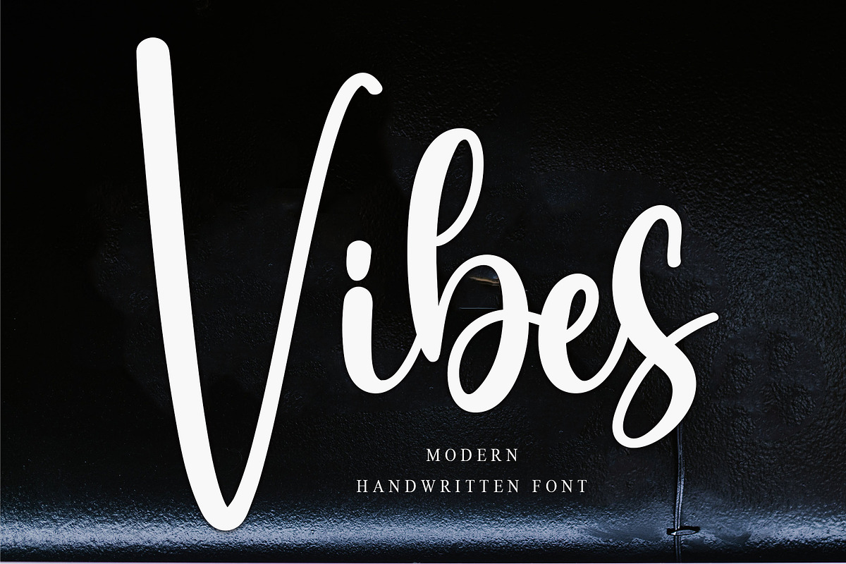 Vibes, a Font by InermediaSTUDIO (Photo 1 of 6)