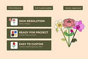 Petal Shape Illustration, an Object Illustration by Loin Studio (Thumbnail 2 of 3)