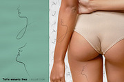 Tattoo women's lines, a Person Illustration by Vinegret -Shop (Thumbnail 4 of 8)