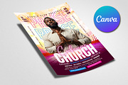 Worship Conference Church Flyer, a Flyer Template by Psd Templates (Thumbnail 3 of 3)