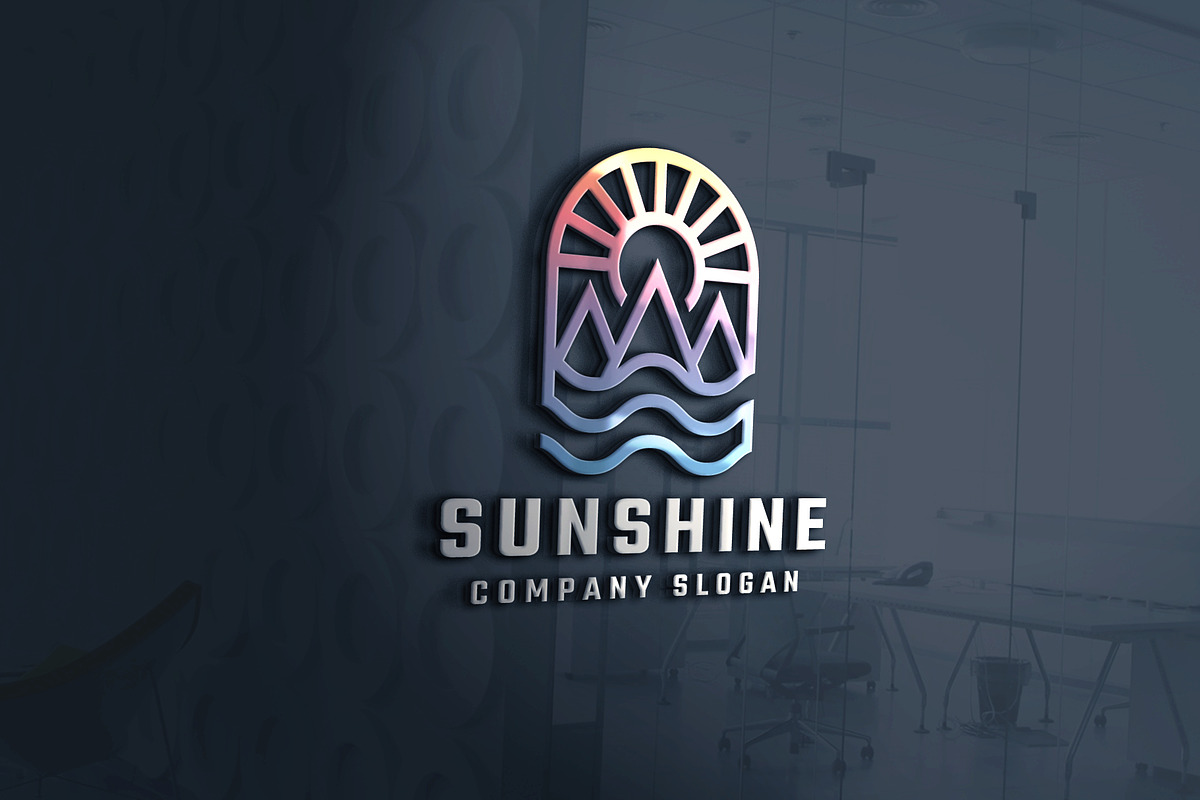 Sun Shine Nature Summer Logo, a Branding & Logo Template by Design_Planet (Photo 1 of 3)