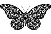 Butterfly Silhouette Bundle, a Decorative Illustration by Designer_Momina (Thumbnail 13 of 20)