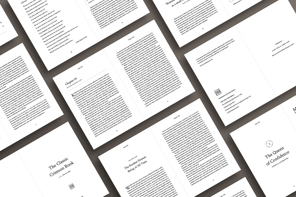 Classic Crimson Book Template, a Magazine Template by Ruben Stom (Photo 3 of 13)