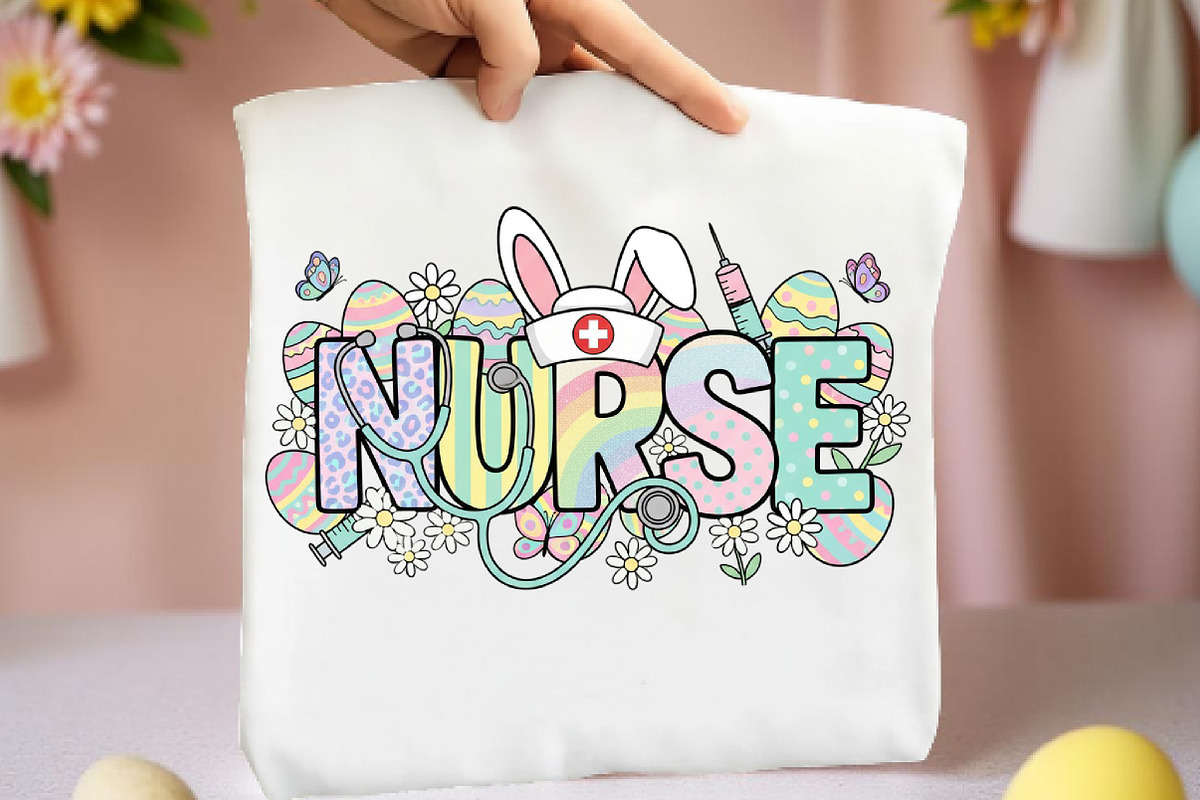 Easter Nurse png, an Illustration by DreamArtGraphic (Photo 4 of 4)