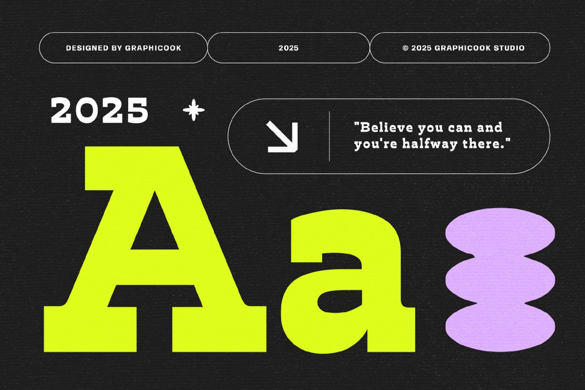 Slabrise, a Slab Serif Font by graphicook (Photo 6 of 10)