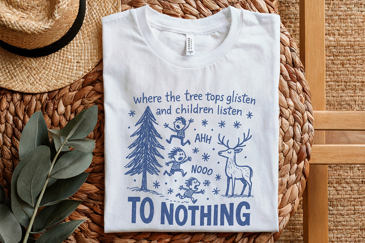 Where The Tree Tops Glisten And, an Illustration by SharpMarketplace (Photo 5 of 9)