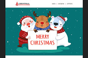 Christmas - New Year Email Template, an Email Template by FourDinos (Thumbnail 2 of 3)