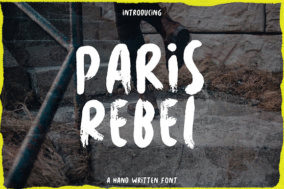 Paris Rebel A Handwritten Font