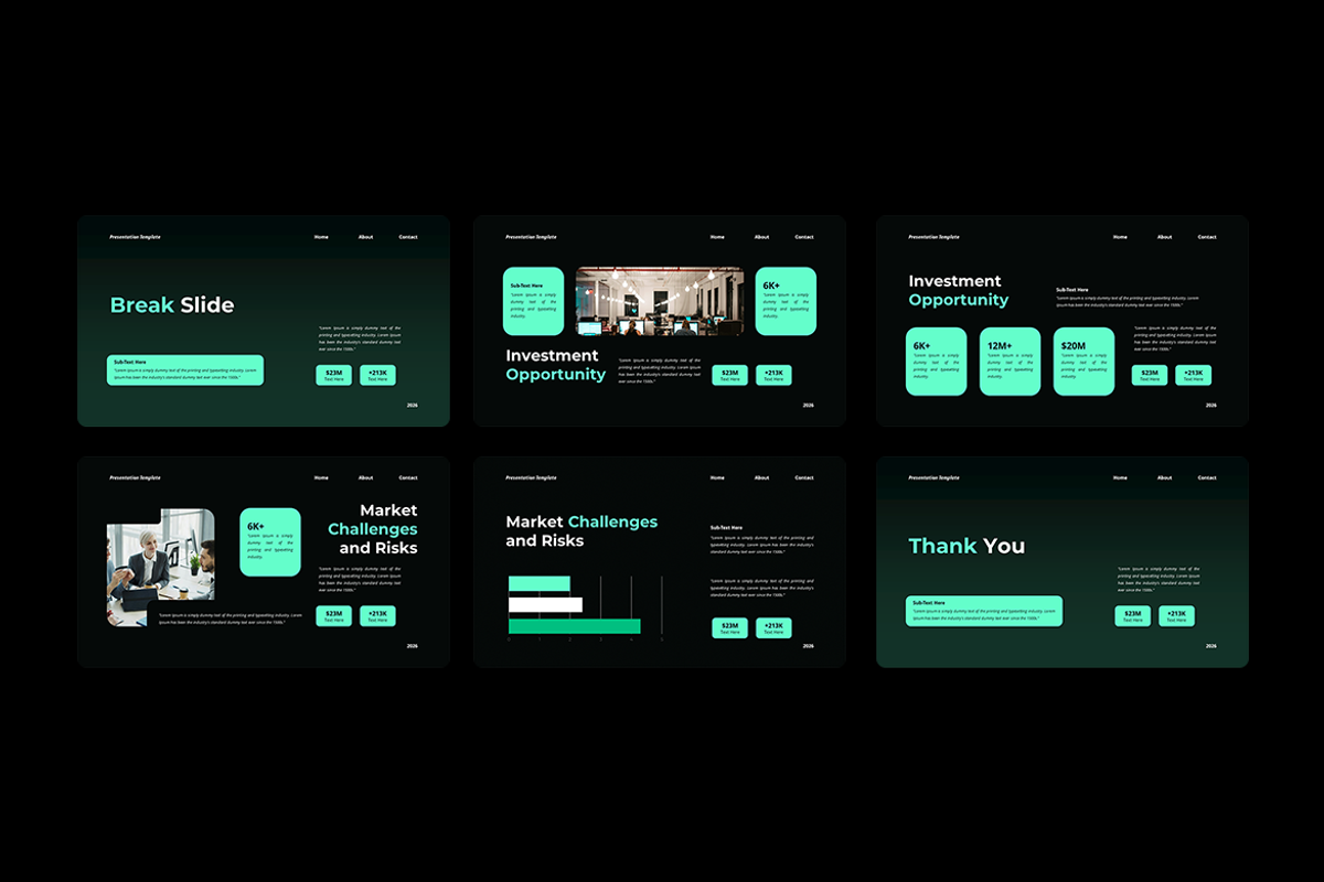 Business Pitches - Keynote Template, a Presentation Template by Iqsiart Studio (Photo 3 of 3)