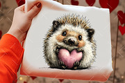 Whimsical Valentine Animals Clipart, an Illustration by OK Design (Thumbnail 4 of 6)