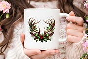 Cozy Christmas Watercolor Set, an Illustration by RobertsArt (Thumbnail 4 of 5)