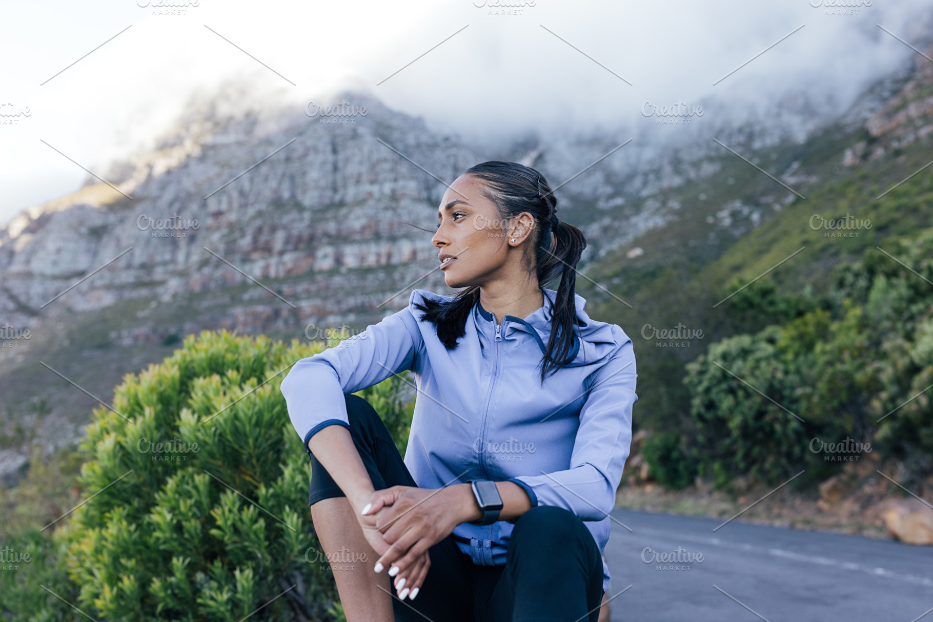 Side view on a slim woman athlete, a Sports & Recreation Photo by Artem Varnitsin