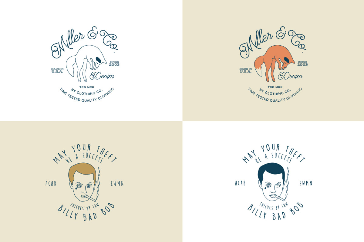 16 Hipster Logo Templates, a Branding & Logo Template by Liviu (Photo 9 of 13)