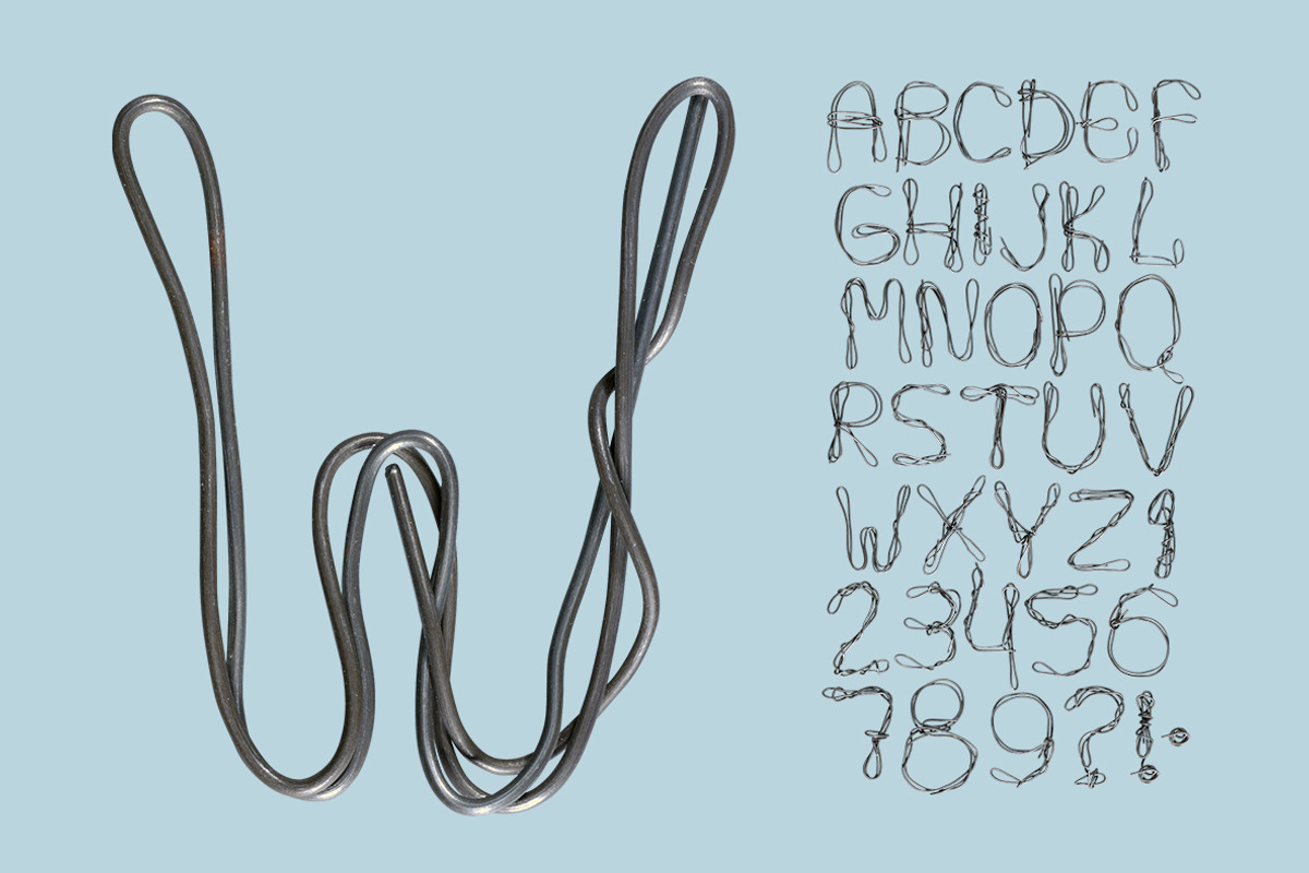 Wire Font, a Font by Handmadefont (Photo 2 of 9)