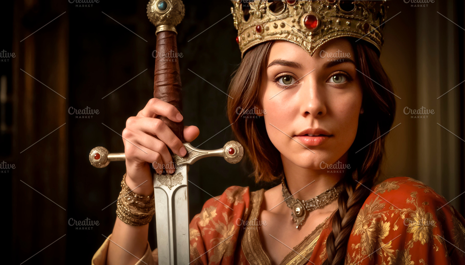 A high-born medieval princess, an Arts & Entertainment Photo by TatsianaSalauyova