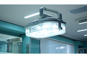adjustable surgical light ai, a Health & Medical Photo by pikepicture