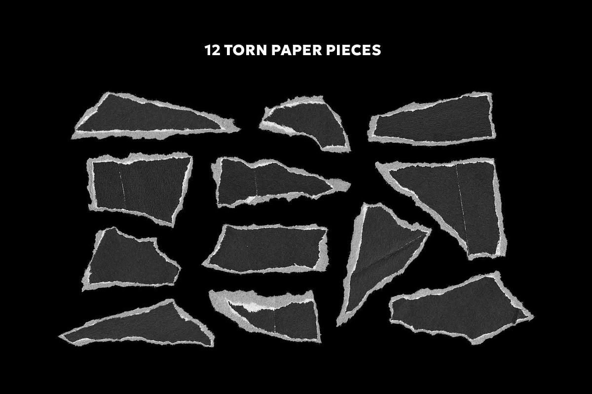TORN PAPER PACK, an Object Graphic by BORT GRAPHIC