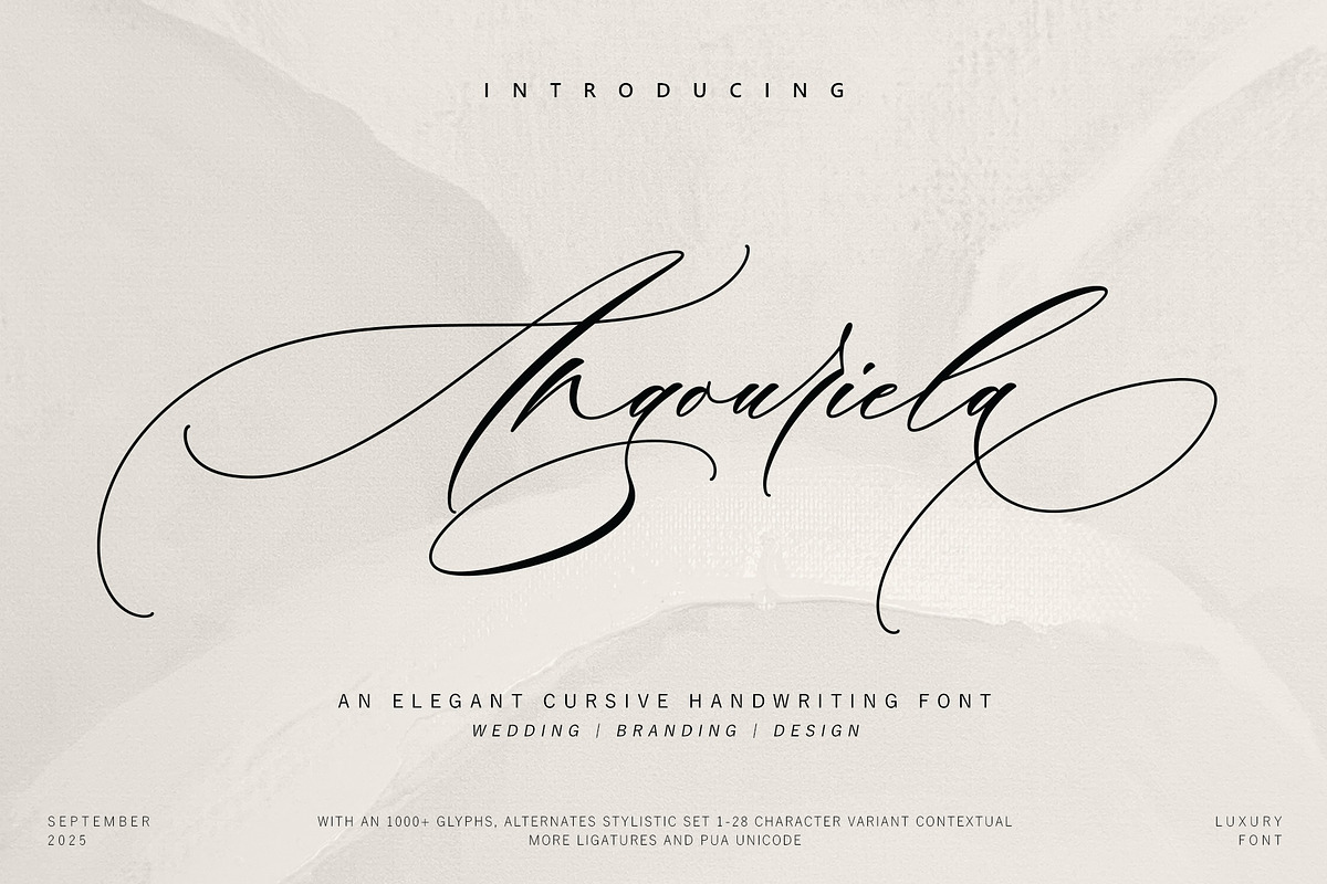 Angouriela, a Script Font by JamalCreativeStudio (Photo 13 of 13)