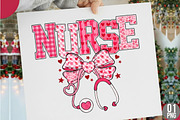 Coquette Nurse Valentine Stethoscope, an Illustration by Designking (Thumbnail 1 of 6)