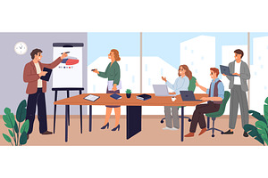 Team of male and female, a Person Illustration by Vectorbuum