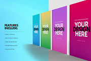Saddle-Stitch Booklet Mockup Set, a Print Template by IFBdesign (Thumbnail 2 of 15)