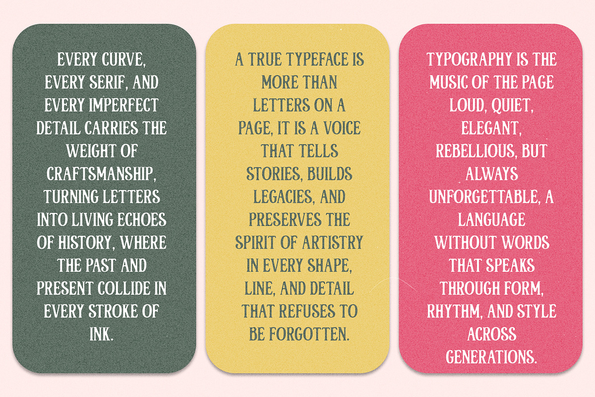 Marrowfield, a Serif Font by deadlock studio (Photo 5 of 9)