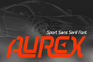 Aurex - Sport Sans Serif Font