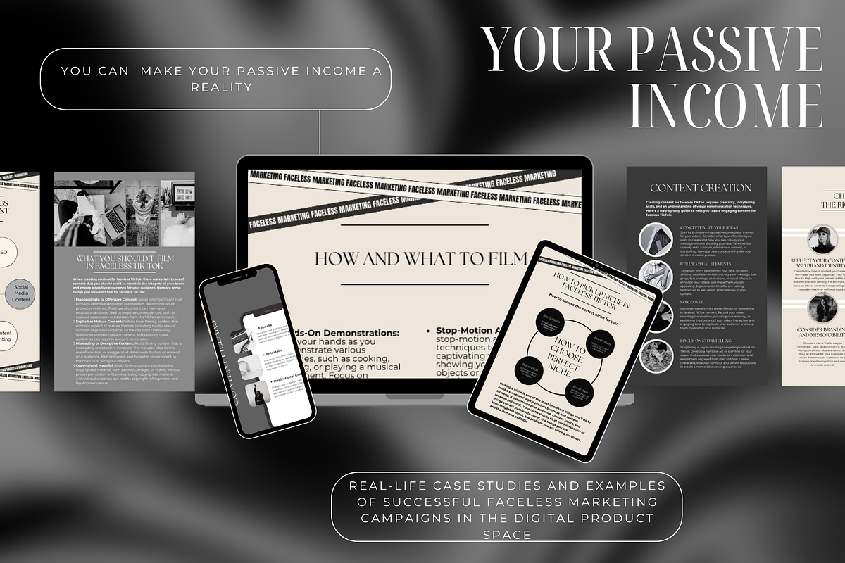 Ebook canva template faceless tiktok, a Social Media Template by Design Pro Templates (Photo 7 of 11)