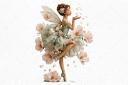 Whimsical Spring Fairy Clipart Png, an Illustration by Craft Nest (Thumbnail 10 of 11)