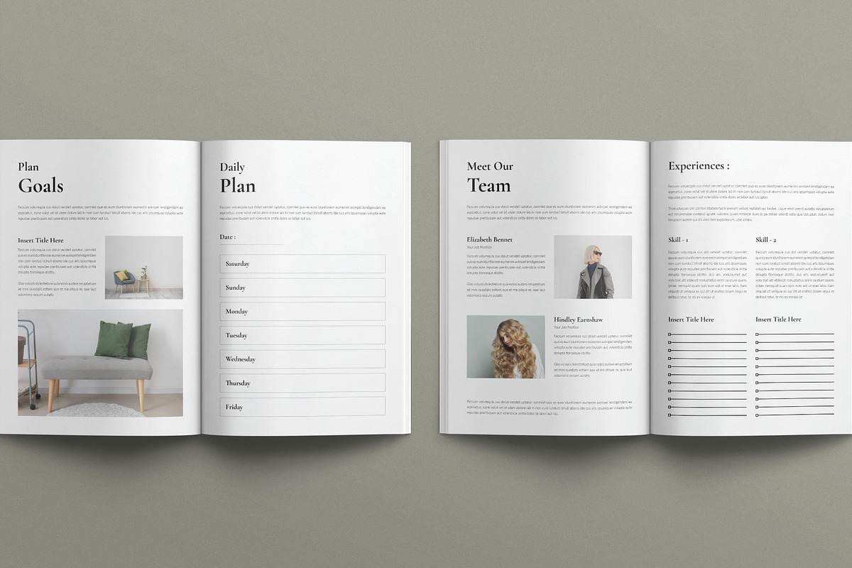 Workbook Magazine Template, a Magazine Template by TemplatesForest (Photo 6 of 8)