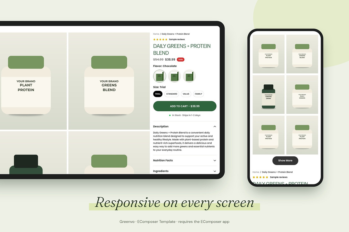 Greenvo - Shopify EComposer Template, a Shopify Template by Boost Convert (Photo 8 of 11)