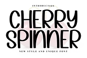 Cherry Spinner, a Serif Font by InermediaSTUDIO (Thumbnail 1 of 7)