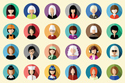 108 flat round avatar icons, an Icon by Gurza SHOP (Thumbnail 4 of 5)