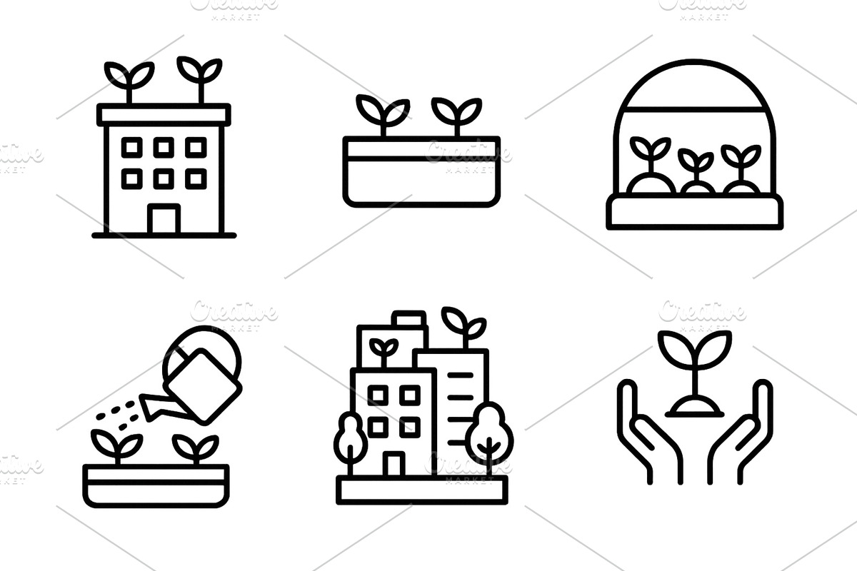 Urban gardening and sustainable, an Object Illustration by ZinetroN