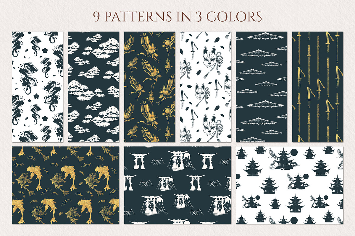 Hand Drawn Japanese Art Collection, a Decorative Illustration by KirillsWorkshop (Photo 7 of 7)