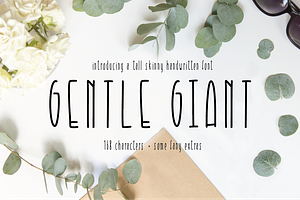 Gentle Giant Condensed Font