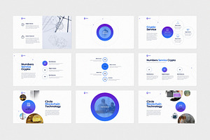 CRYPTO Powerpoint Template Light