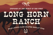 LONG HORN RANCH DISPLAY FONT, a Handwritten Font by LONESTARTYPEFOUNDRY (Thumbnail 4 of 5)