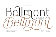 Bellmont, a Sans Serif Font by din-studio.com (Thumbnail 1 of 16)