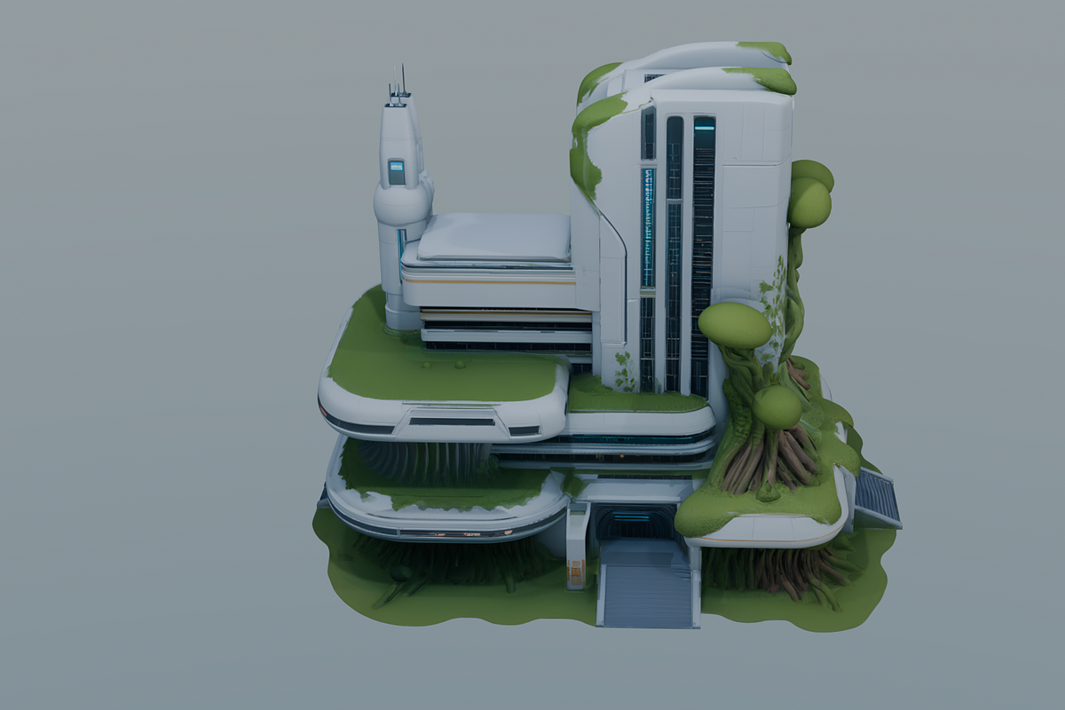 Eden Nexus Bio-City, an Architecture 3D Model by Temer (Photo 2 of 3)
