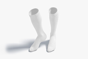 Knee High Socks Tiptoe 3D Model