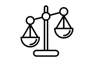 Libra Line Icon, an Icon by Pexelpy
