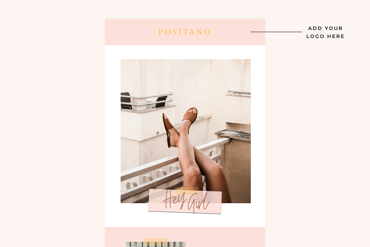Positano Flodesk Email Template, an Email Template by The Blog Stop (Photo 2 of 2)