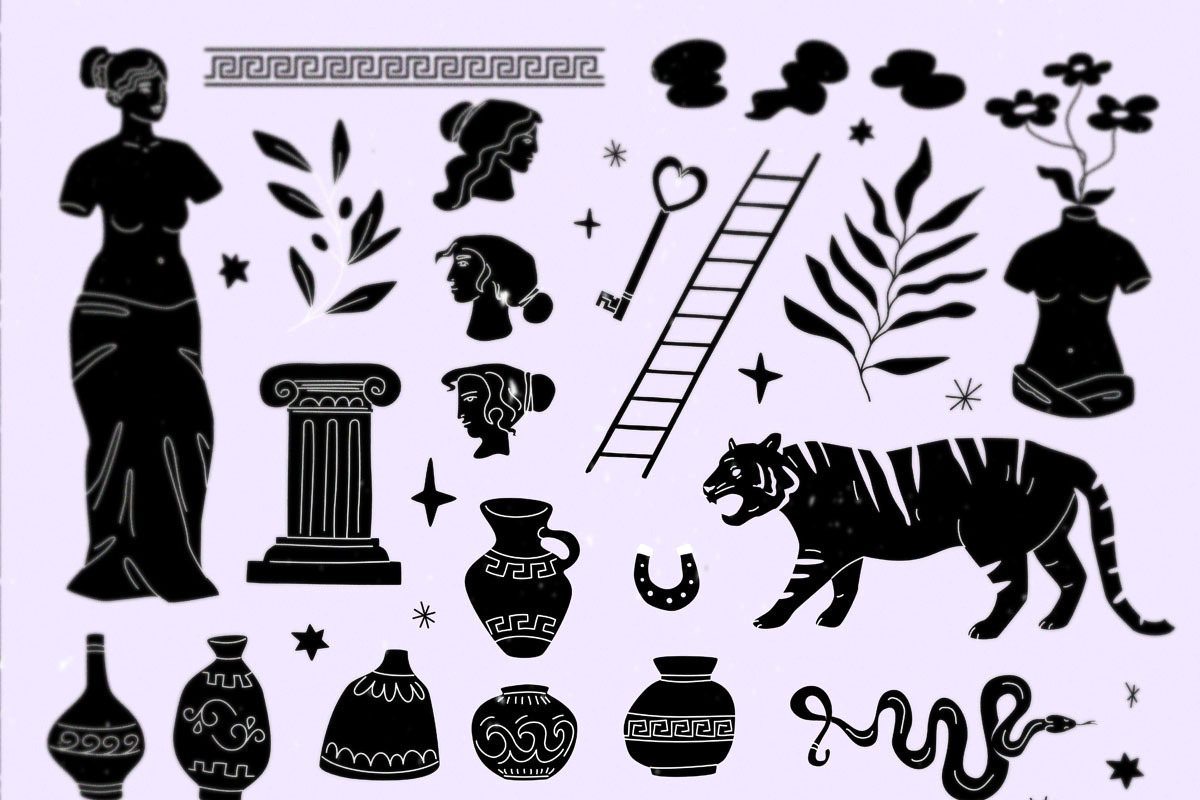 Antique Graphic Set, an Illustration by svetlana.belaia (Photo 4 of 11)