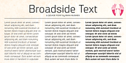 Broadside Text, a Sans Serif Font by Device (Thumbnail 5 of 6)