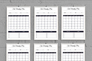 Monthly Planner Template, a Stationery Template by MightyDesign (Thumbnail 2 of 7)