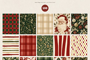100 Christmas Backgrounds, a Background Graphic by PeDe Designs (Thumbnail 16 of 18)
